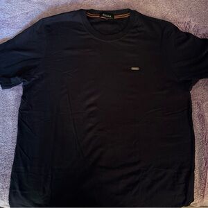 Zegna Black Short Sleeve Men's Tee